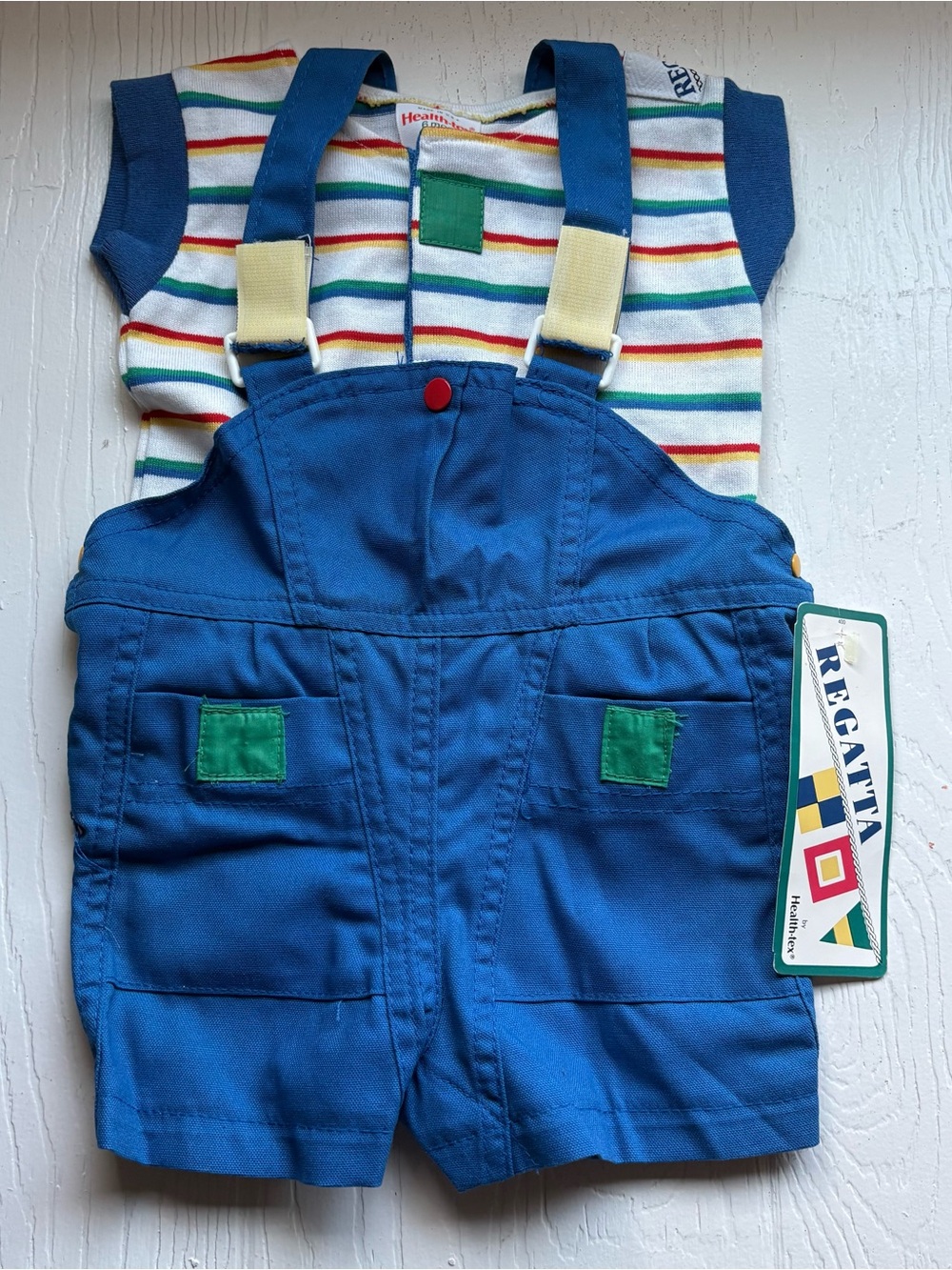 NEW Vintage Healthtex Shortall 6M